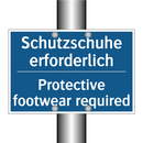 Schutzschuhe erforderlich - Protective footwear required