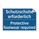 Schutzschuhe erforderlich - Protective footwear required