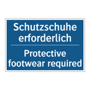 Schutzschuhe erforderlich - Protective footwear required