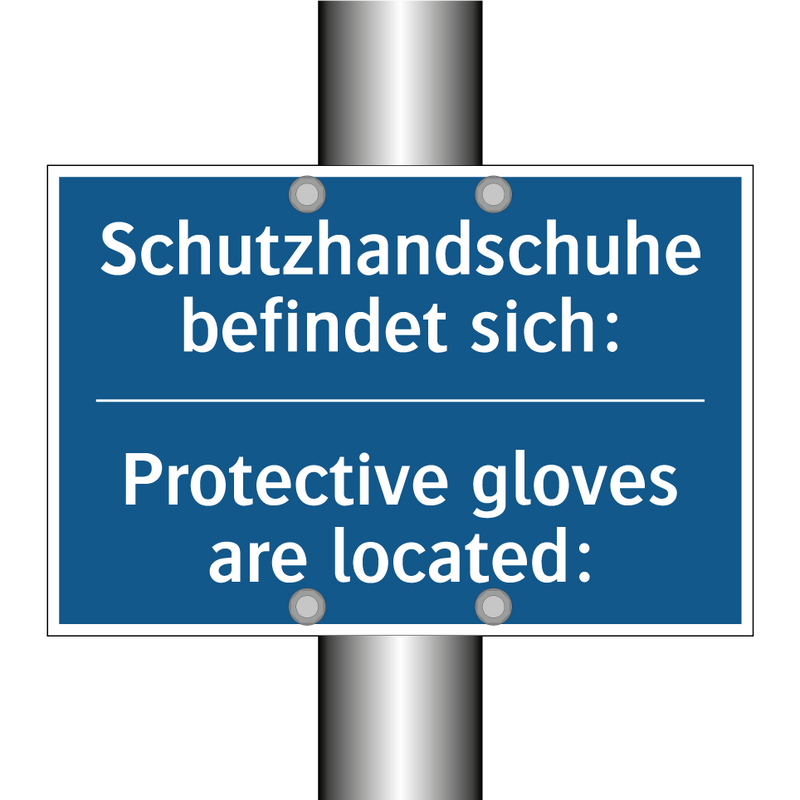 Schutzhandschuhe befindet sich:/.../ - Protective gloves are located: