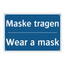 Maske tragen - Wear a mask
