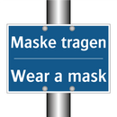 Maske tragen - Wear a mask