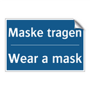 Maske tragen - Wear a mask