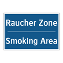 Raucher Zone - Smoking Area