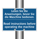 Lesen Sie die Anweisungen, bevor /.../ - Read instructions before operating /.../