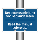 Bedienungsanleitung vor Gebrauch /.../ - Read the manual before use