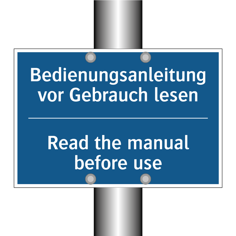 Bedienungsanleitung vor Gebrauch /.../ - Read the manual before use