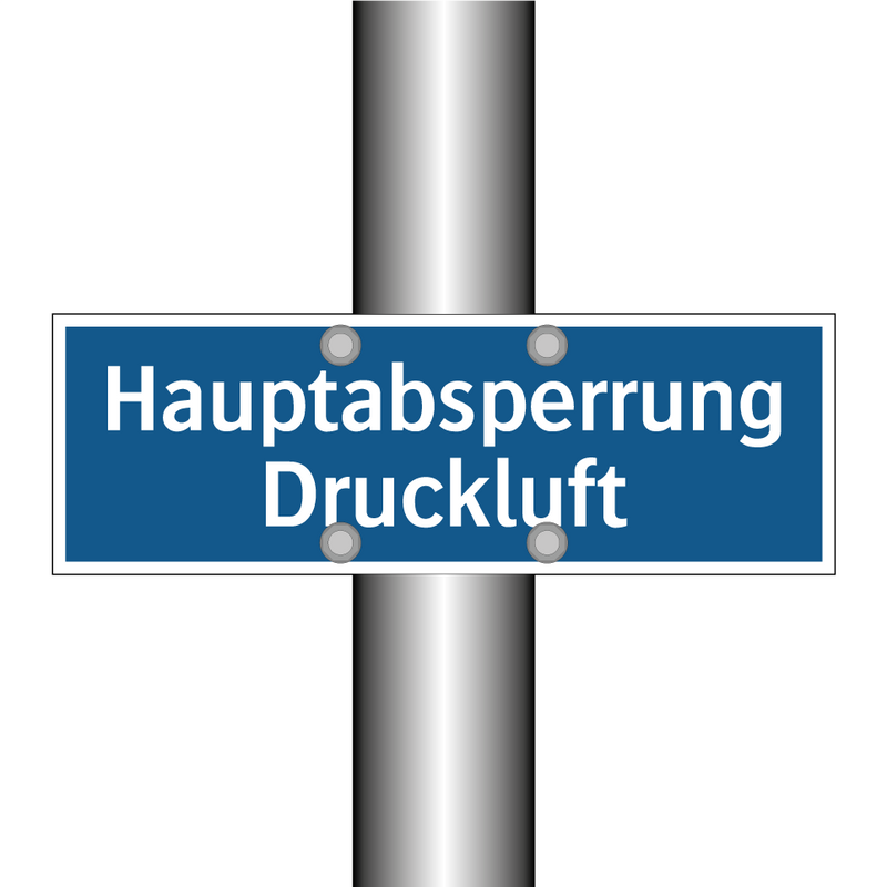Hauptabsperrung Druckluft