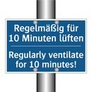 Regelmäßig für 10 Minuten lüften/.../ - Regularly ventilate for 10 minutes!/.../