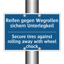 Reifen gegen Wegrollen sichern /.../ - Secure tires against rolling away /.../