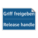 Griff freigeben - Release handle