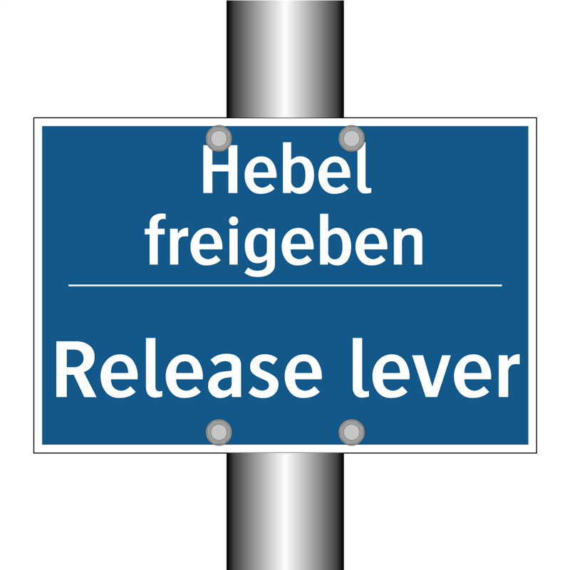 Hebel freigeben - Release lever
