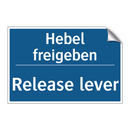 Hebel freigeben - Release lever