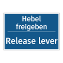 Hebel freigeben - Release lever