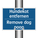 Hundekot entfernen - Remove dog poop