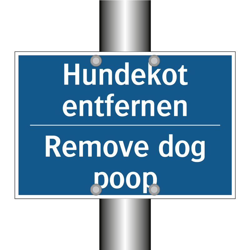 Hundekot entfernen - Remove dog poop