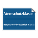 Atemschutzklasse: - Respiratory Protection Class: