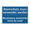 Atemschutz muss verwendet werden/.../ - Respiratory protection must be /.../