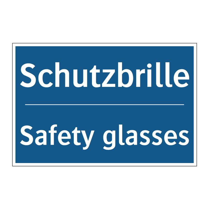 Schutzbrille - Safety glasses