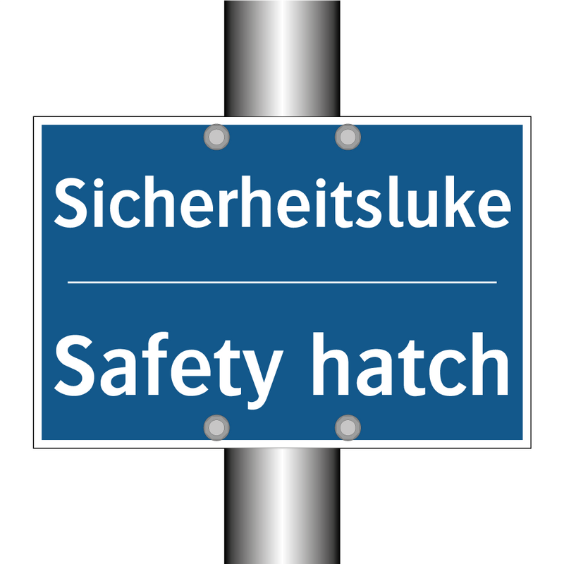 Sicherheitsluke - Safety hatch