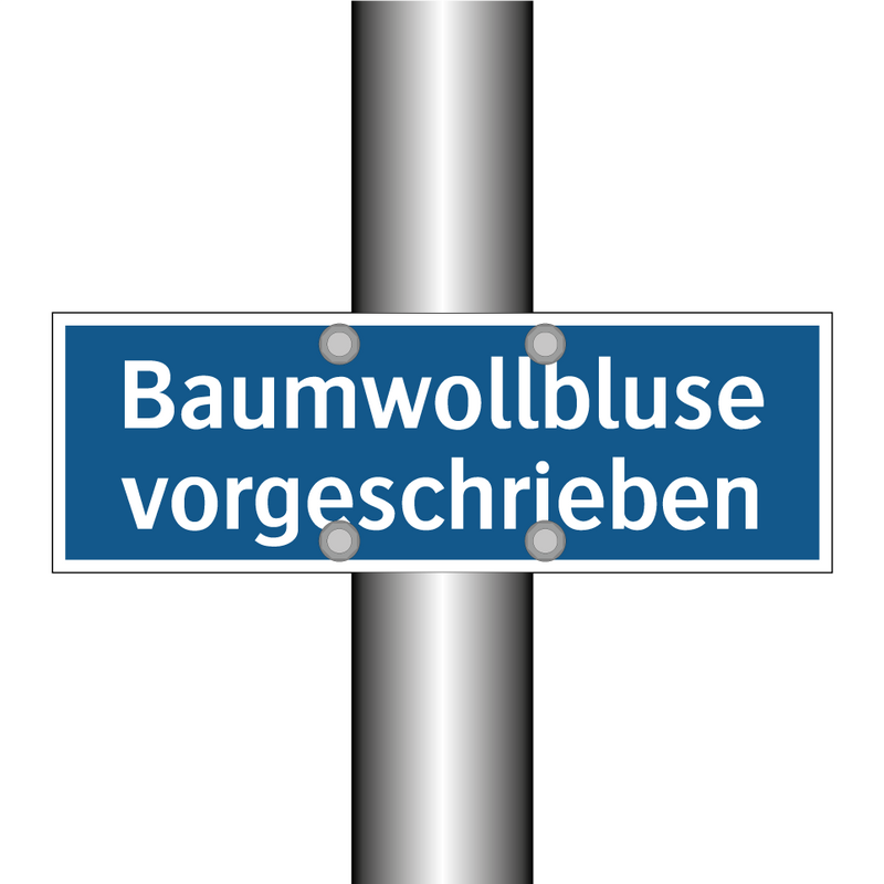 Baumwollbluse vorgeschrieben