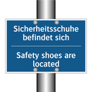 Sicherheitsschuhe befindet sich/.../ - Safety shoes are located