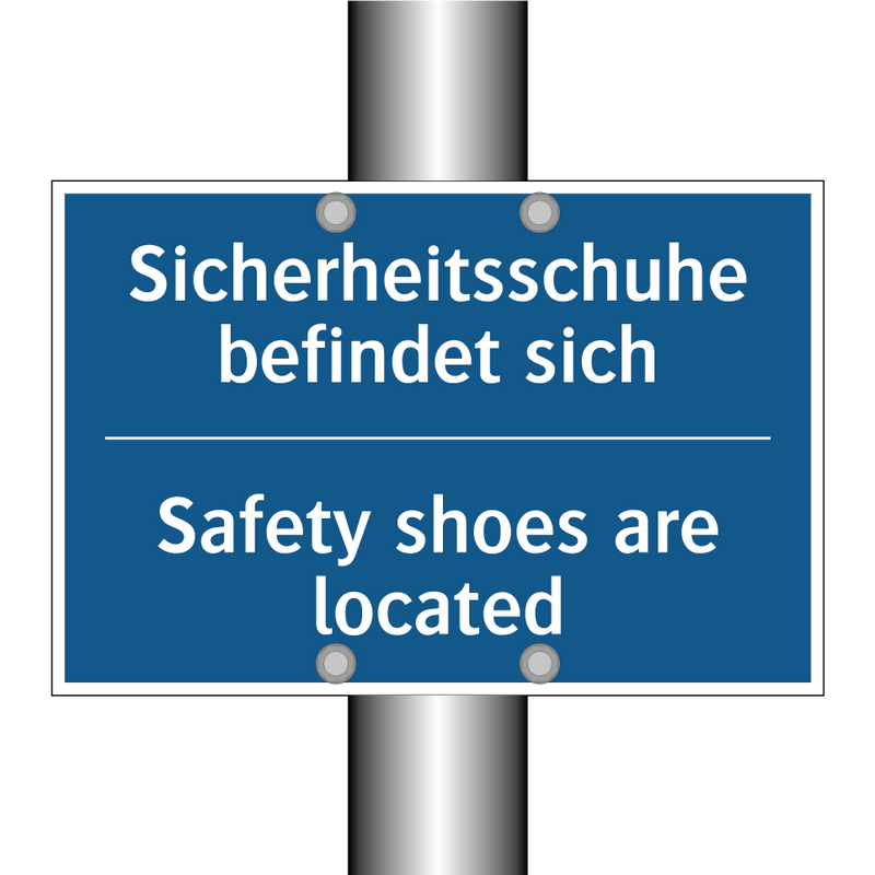 Sicherheitsschuhe befindet sich/.../ - Safety shoes are located