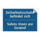 Sicherheitsschuhe befindet sich/.../ - Safety shoes are located