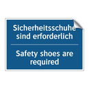 Sicherheitsschuhe sind erforderlich/.../ - Safety shoes are required