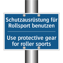 Schutzausrüstung für Rollsport /.../ - Use protective gear for roller /.../