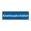 Kranhauptschalter