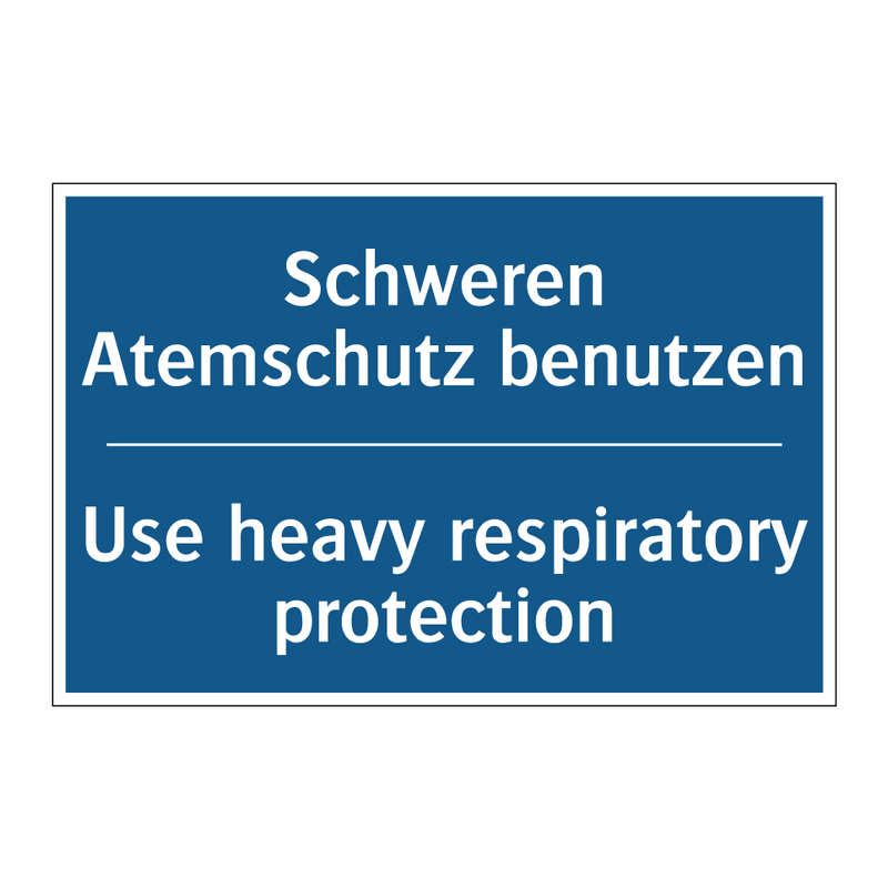 Schweren Atemschutz benutzen - Use heavy respiratory protection/.../