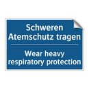 Schweren Atemschutz tragen - Wear heavy respiratory protection/.../