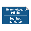 Sicherheitsgurt Pflicht - Seat belt mandatory