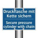Druckflasche mit Kette sichern - Secure pressure cylinder with /.../