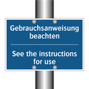 Gebrauchsanweisung beachten - See the instructions for use