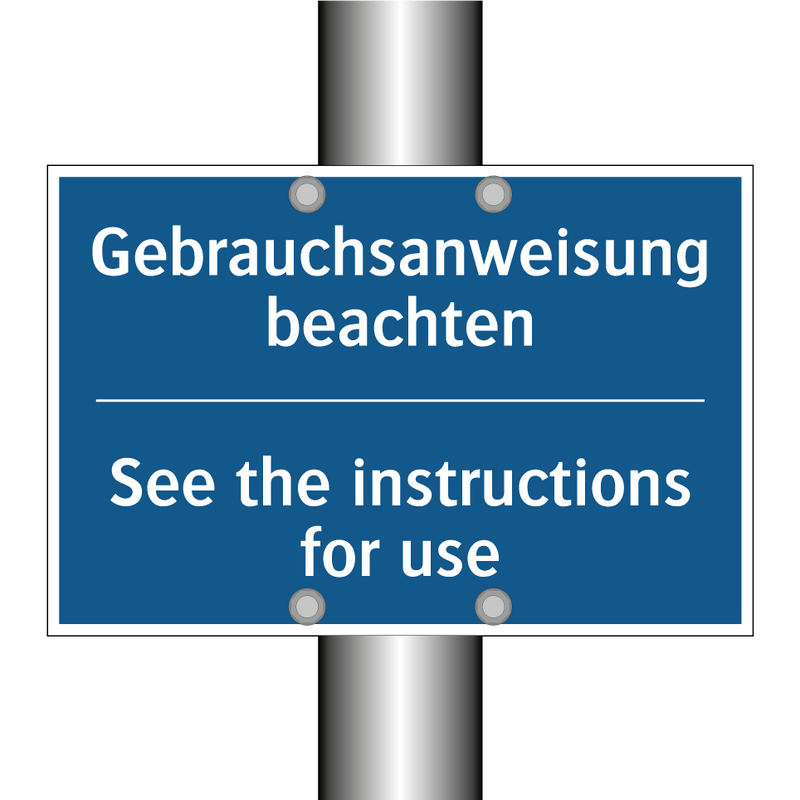 Gebrauchsanweisung beachten - See the instructions for use