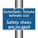 Sicherheits- Schuhe befindet sich/.../ - Safety shoes are located