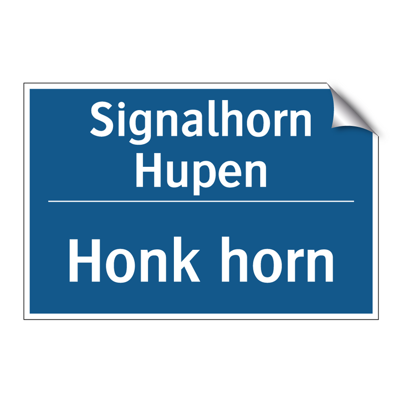 Signalhorn Hupen - Honk horn