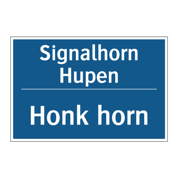 Signalhorn Hupen - Honk horn