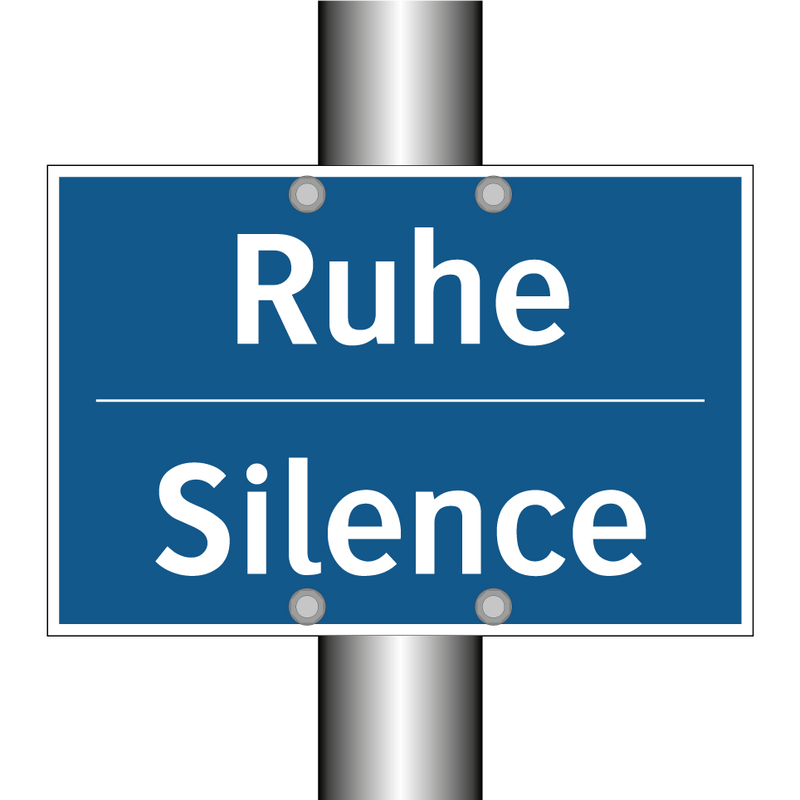 Ruhe - Silence
