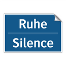 Ruhe - Silence