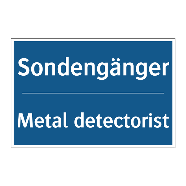 Sondengänger - Metal detectorist