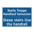 Steile Treppe Handlauf benutzen/.../ - Steep stairs Use the handrail