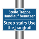 Steile Treppe Handlauf benutzen/.../ - Steep stairs Use the handrail