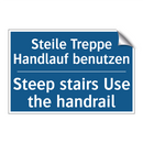 Steile Treppe Handlauf benutzen/.../ - Steep stairs Use the handrail