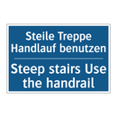 Steile Treppe Handlauf benutzen/.../ - Steep stairs Use the handrail