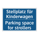 Stellplatz für Kinderwagen - Parking space for strollers