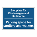 Stellplatz für Kinderwagen und /.../ - Parking space for strollers and /.../