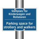 Stellplatz für Kinderwagen und /.../ - Parking space for strollers and /.../